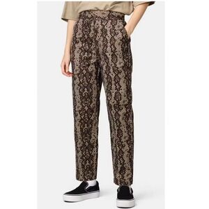 DICKIES Pants Camden Animal Print Slacks Pants Womens Size 10